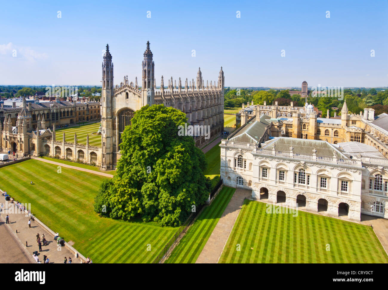 Kings College Chapel und Senat Haus Cambridge Cambridgeshire England UK GB EU Europa Stockfoto