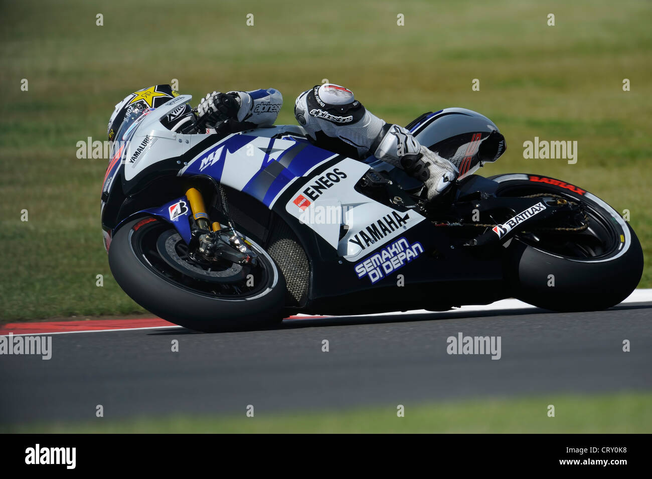 Jorge Lorenzo, MotoGP 2012 Stockfoto