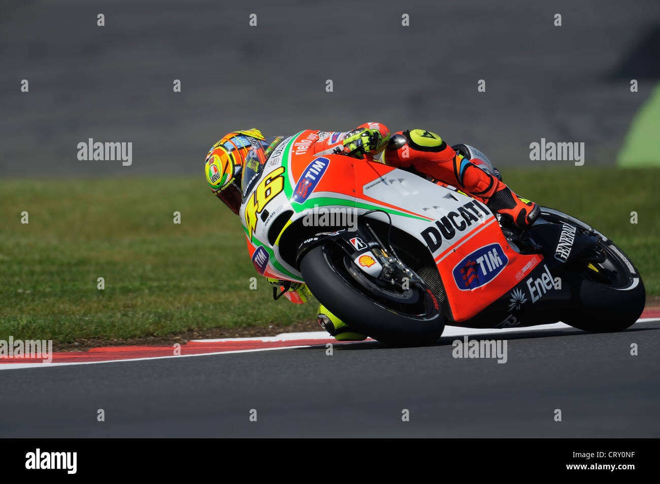 Valentino Rossi, MotoGP 2012 Stockfoto