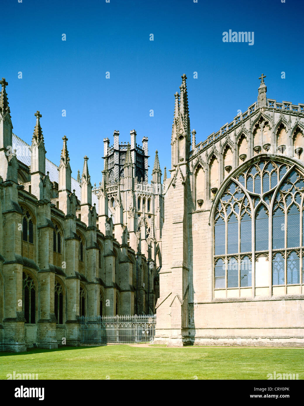 Octagon und Lady Chapel Ely Kathedrale Cambridgeshire Stockfoto