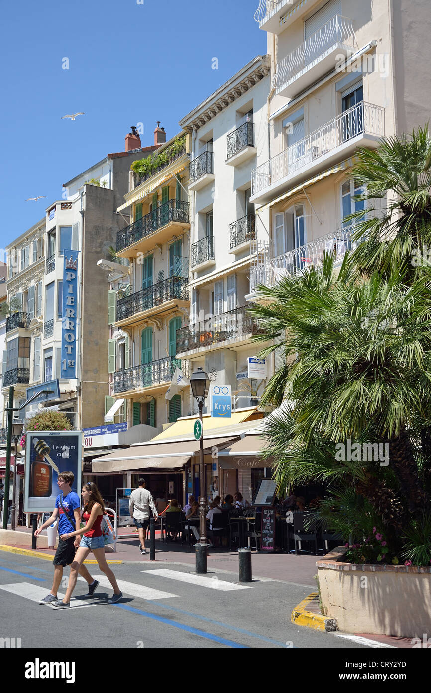 Rue Félix Faure, Cannes, Côte d ' Azur, Alpes-Maritimes, Provence-Alpes-Côte d ' Azur, Frankreich Stockfoto