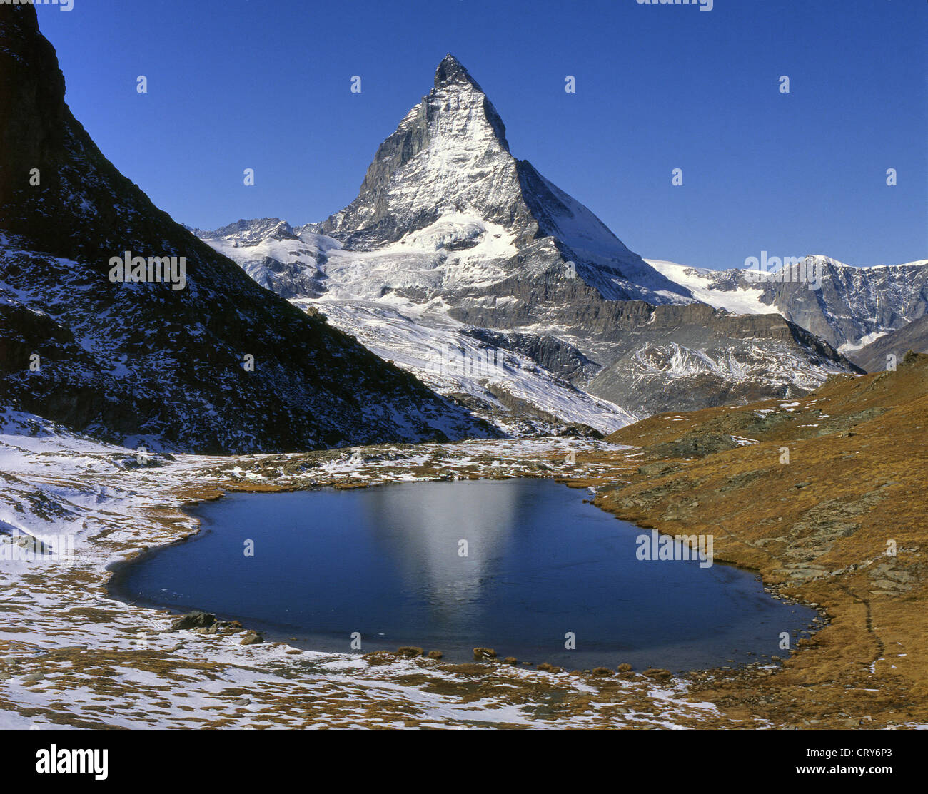 Europa Schweiz Kanton Wallis Zermatt-Matterhorn Stockfoto