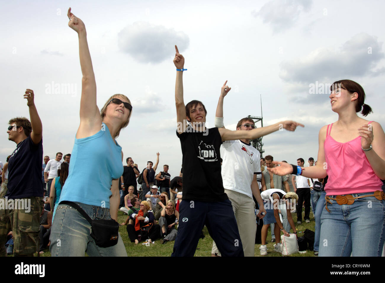 Oberhausen, Techno-Festival zu sehen, IN der Liebe Stockfoto