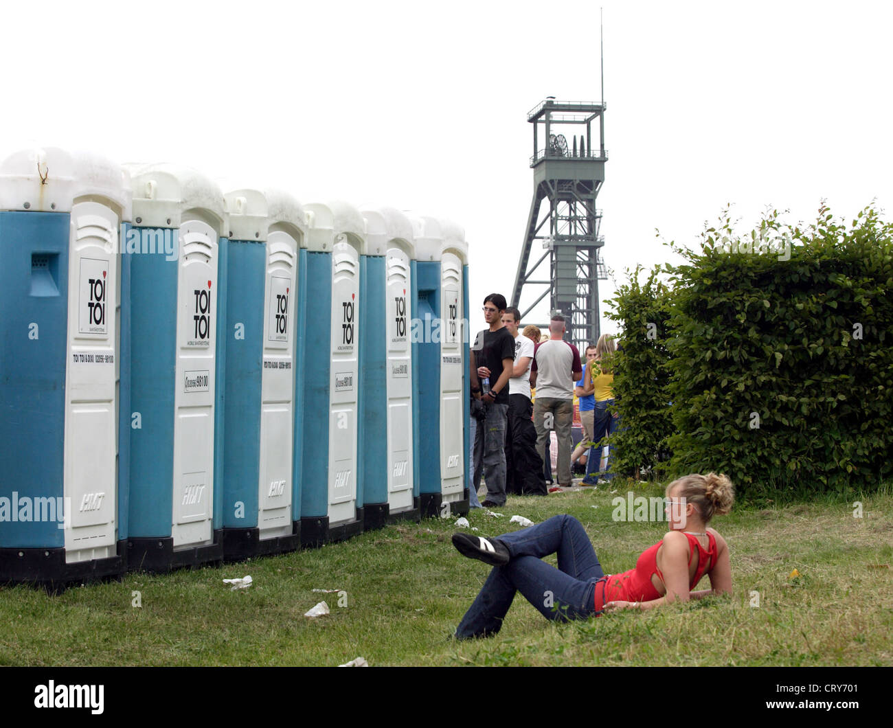 Oberhausen, Techno-Festival zu sehen, IN der Liebe Stockfoto