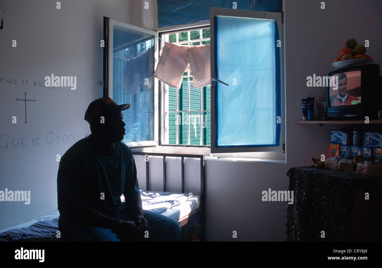 JVA Bueren, deportation Stockfoto