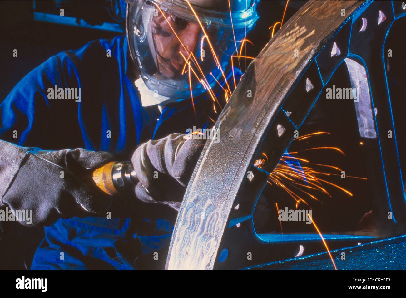 METALLURGIE-ARBEITER Stockfoto