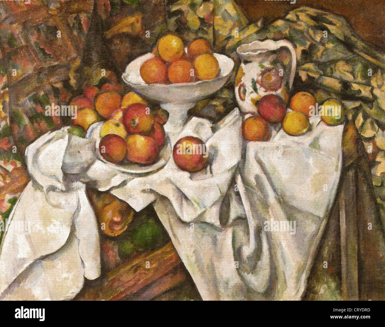 Paul Cézanne Äpfel und Orangen 1900 XIX Jahrhunderts Musée d ' Orsay - Frankreich Stockfoto