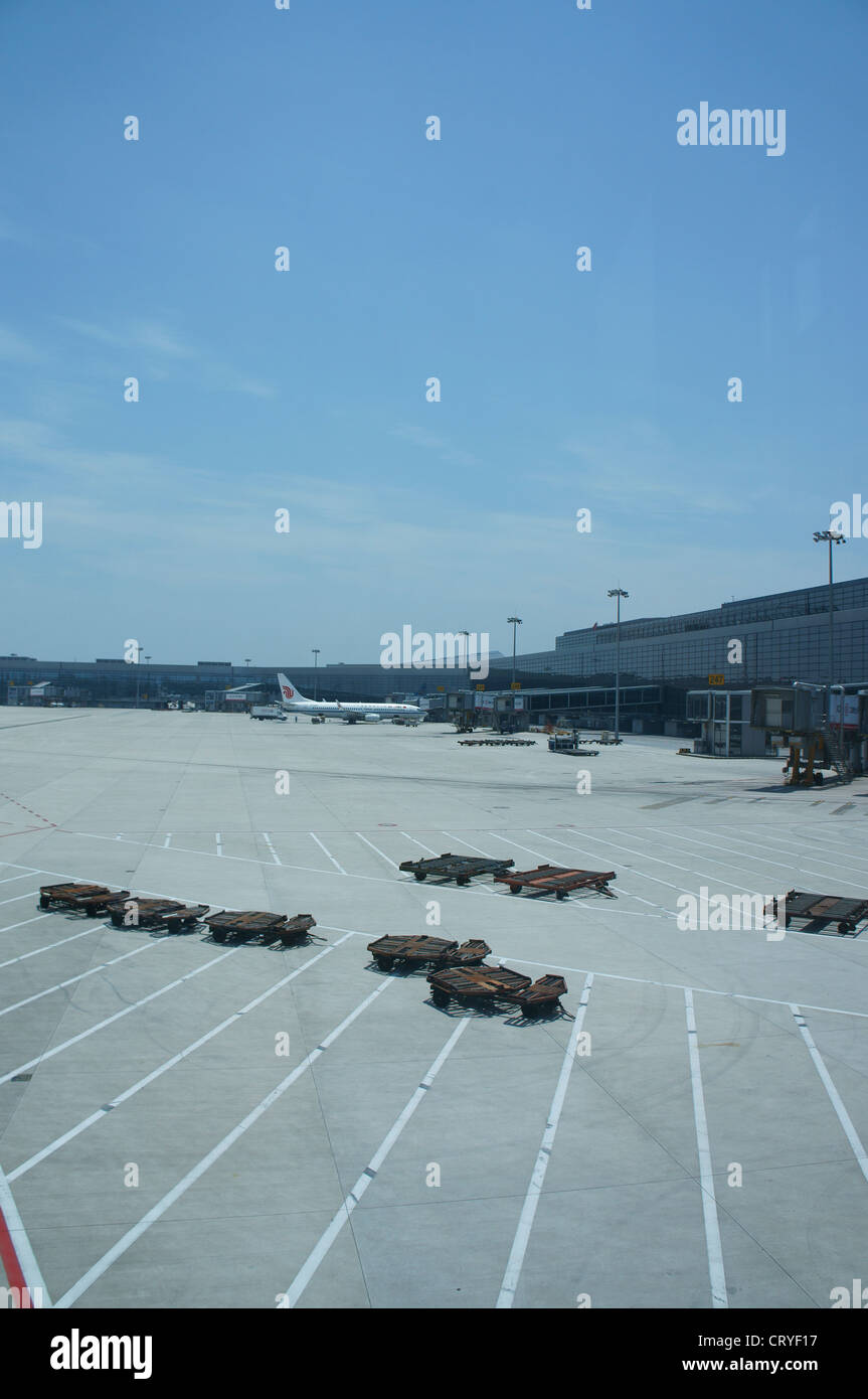 Flughafen Shanghai Hongqiao Stockfoto