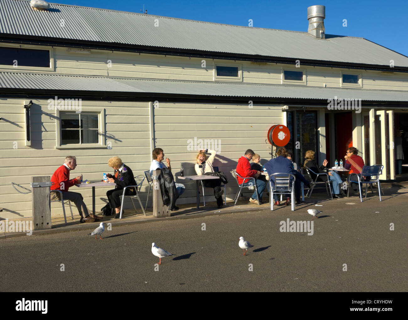 Fish &amp; Chips-Shop, Kiama, New South Wales, Australien Stockfoto
