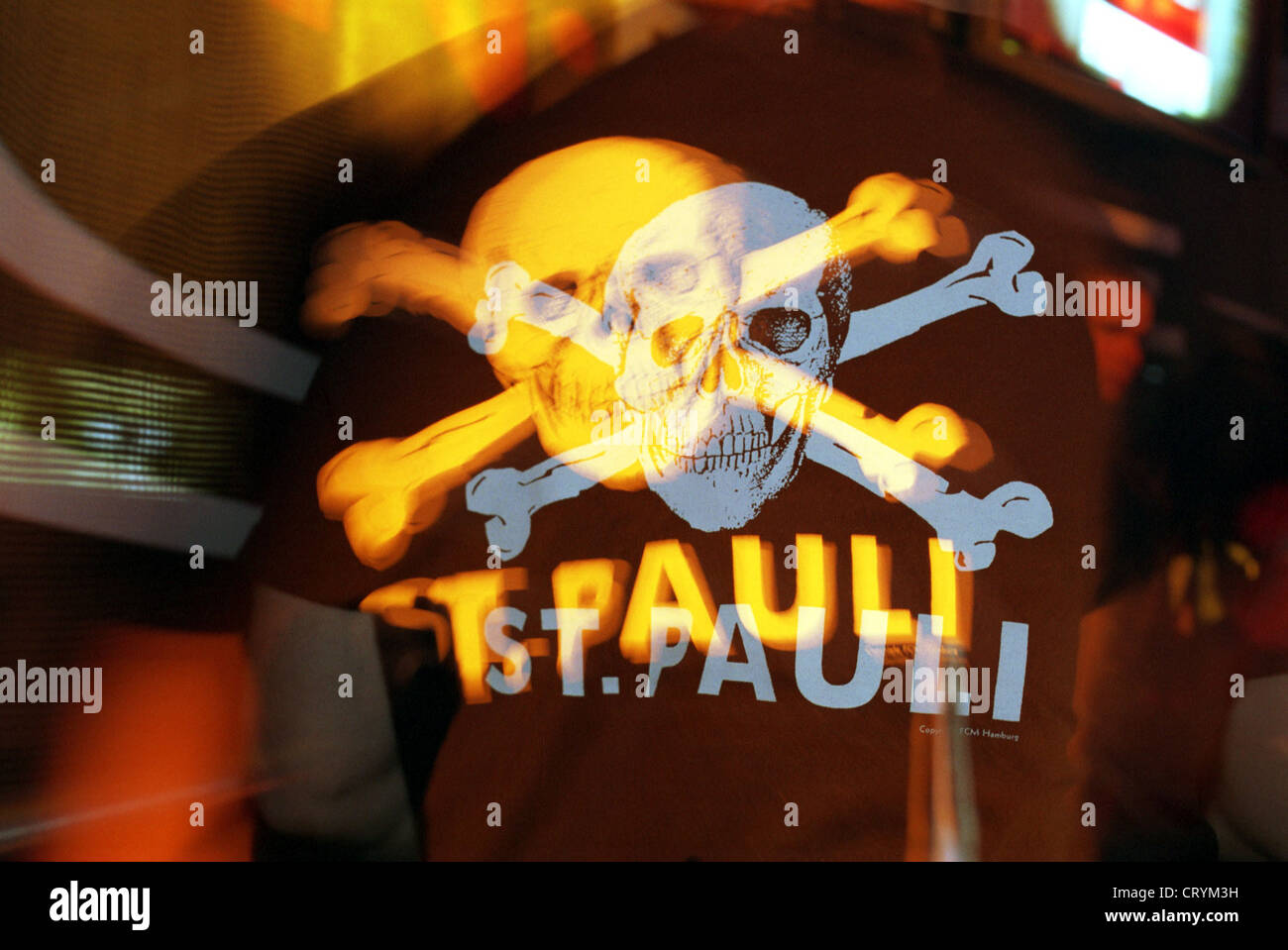 Logo der Hamburger Fußballverein FC St. Pauli Stockfoto