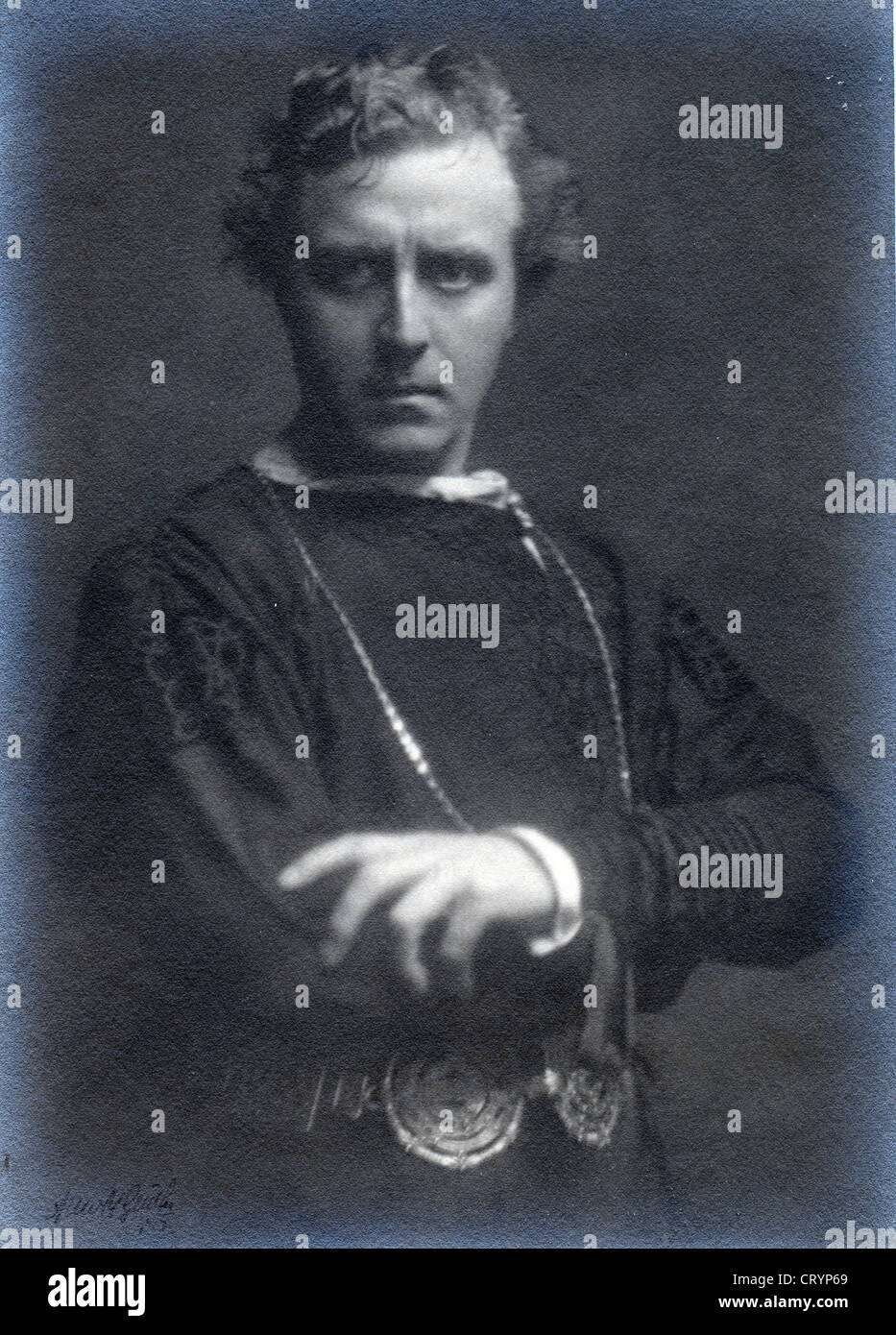 E H Sothern als Hamlet, 1905, durch Arnold Genthe Stockfoto