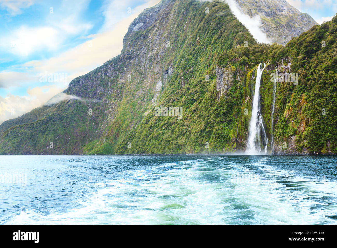 Milford Sound. New Zealand fiordland Stockfoto