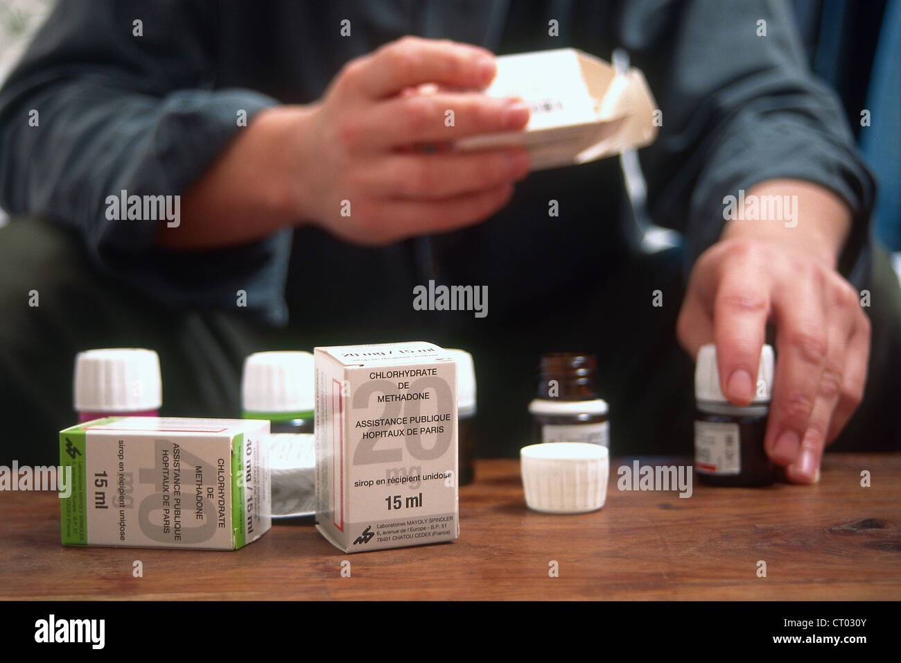 BEHANDLUNG VON DROGENMISSBRAUCH Stockfoto