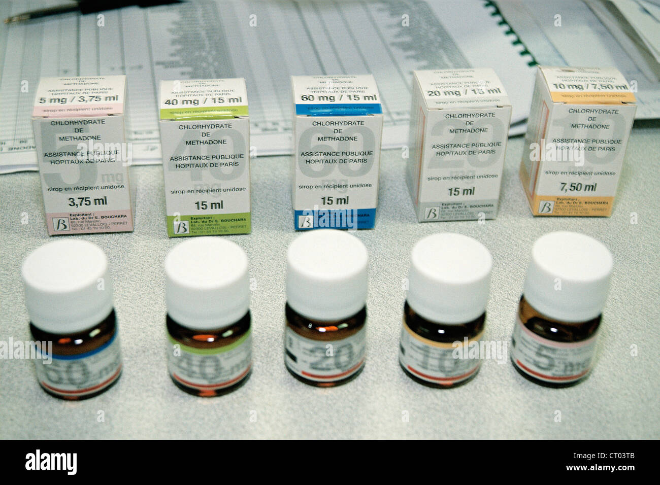 BEHANDLUNG VON DROGENMISSBRAUCH Stockfoto