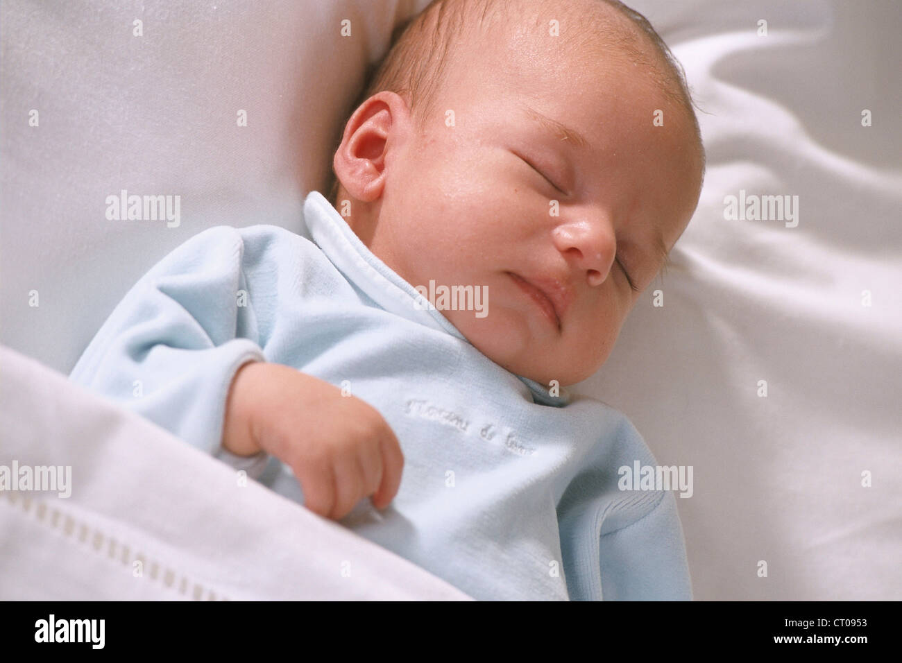 NEUGEBORENES BABY Stockfoto