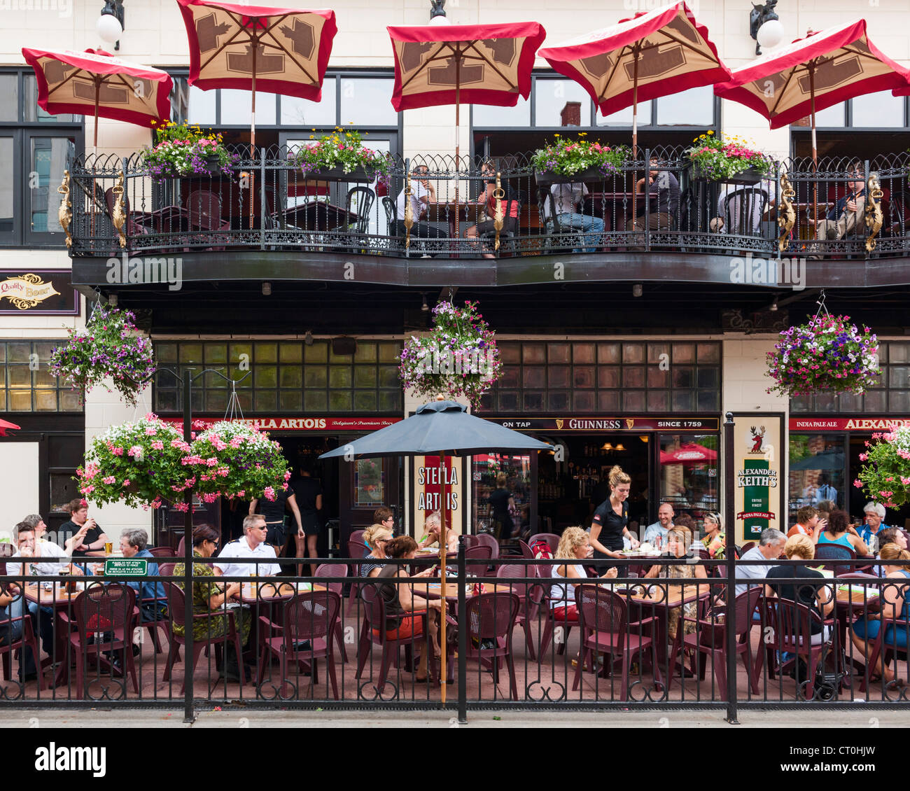 Aulde Dubliner Pub Cafe Bar Restaurant, Ottawa Stockfoto