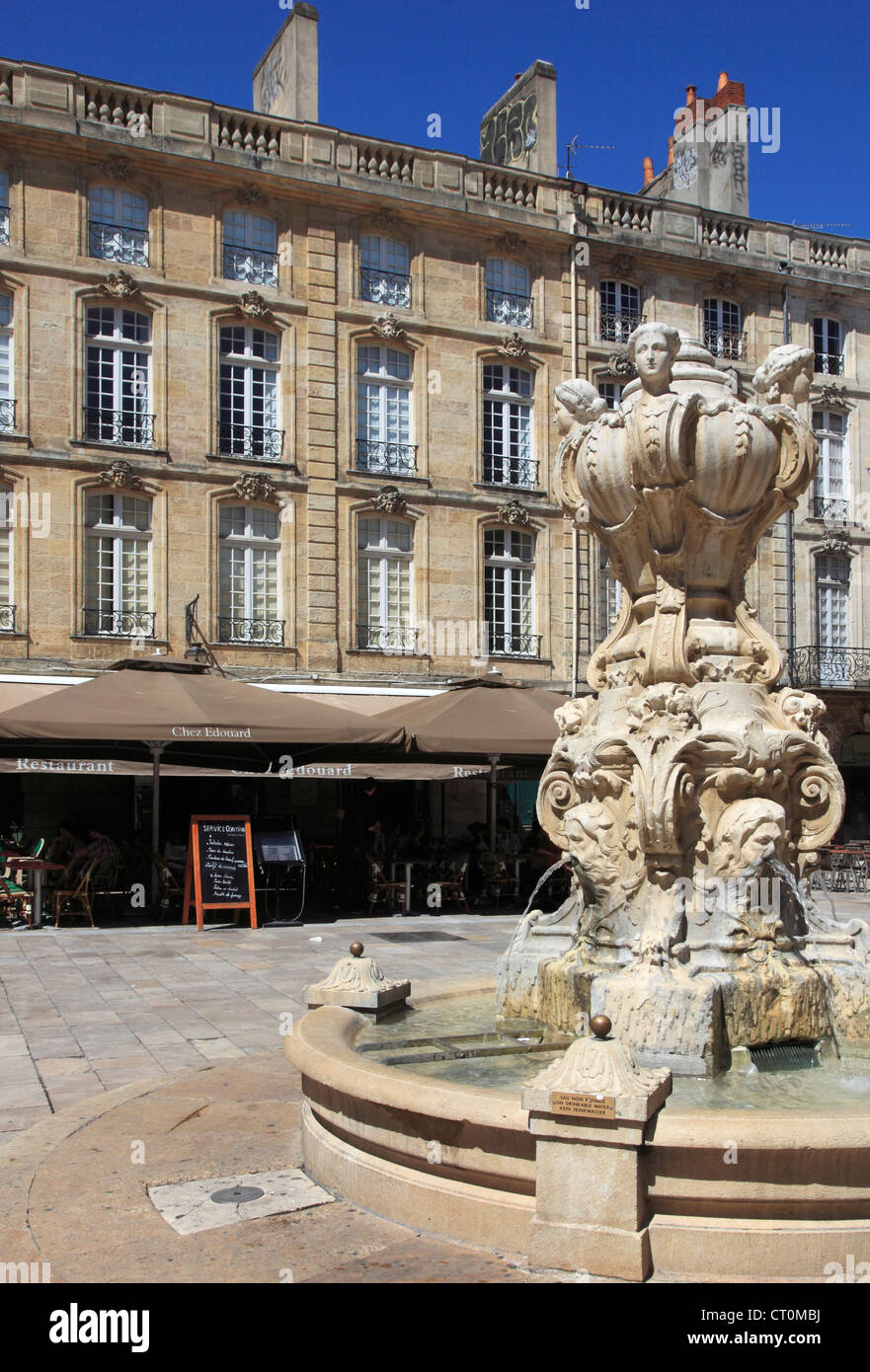 Frankreich, Aquitanien, Bordeaux, Place du Parlement Stockfoto