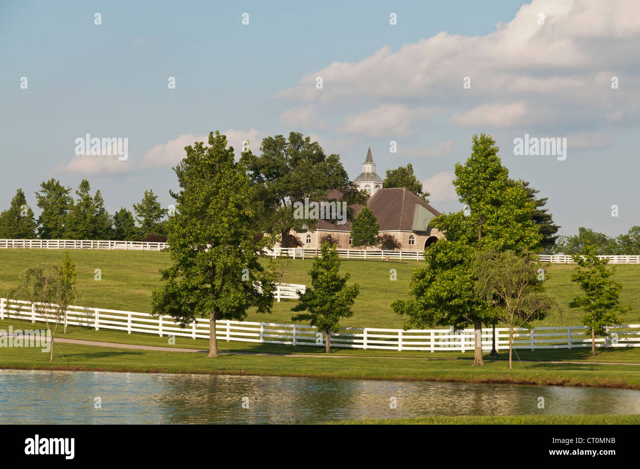 Kentucky, Lexington Nähe, Donamire Bauernhof, Scheune Stockfoto