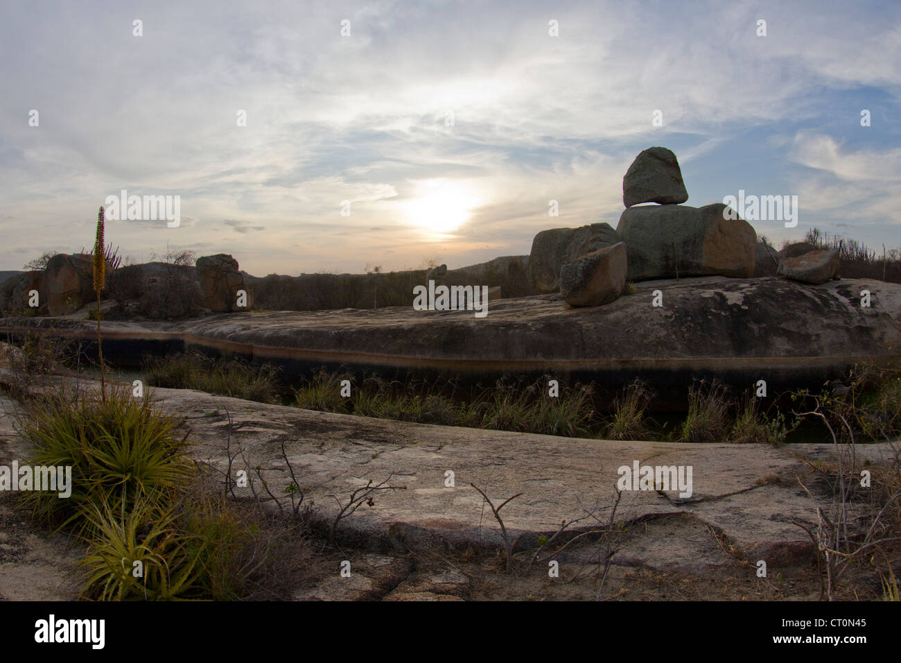 Felsformation aus Serra Verde, Brasilien Stockfoto