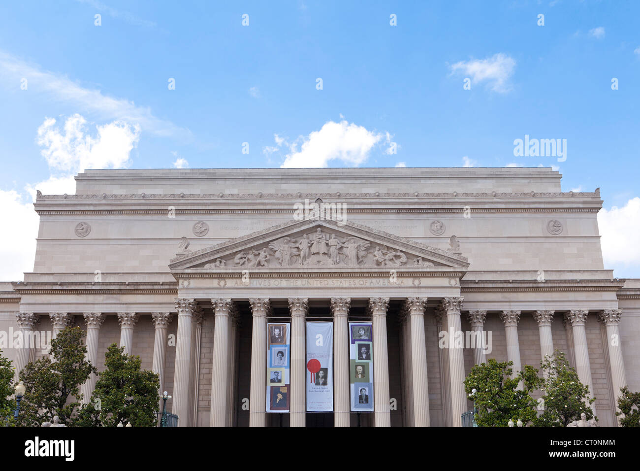 National Archives Gebäude Stockfoto