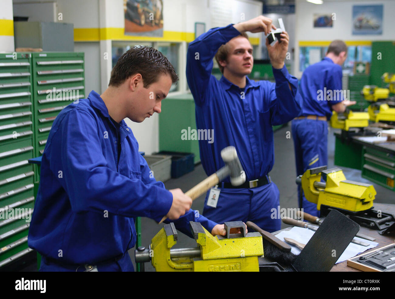 Köln, Ford, Kombi do2 Ausbildung, Industriemechaniker Stockfoto