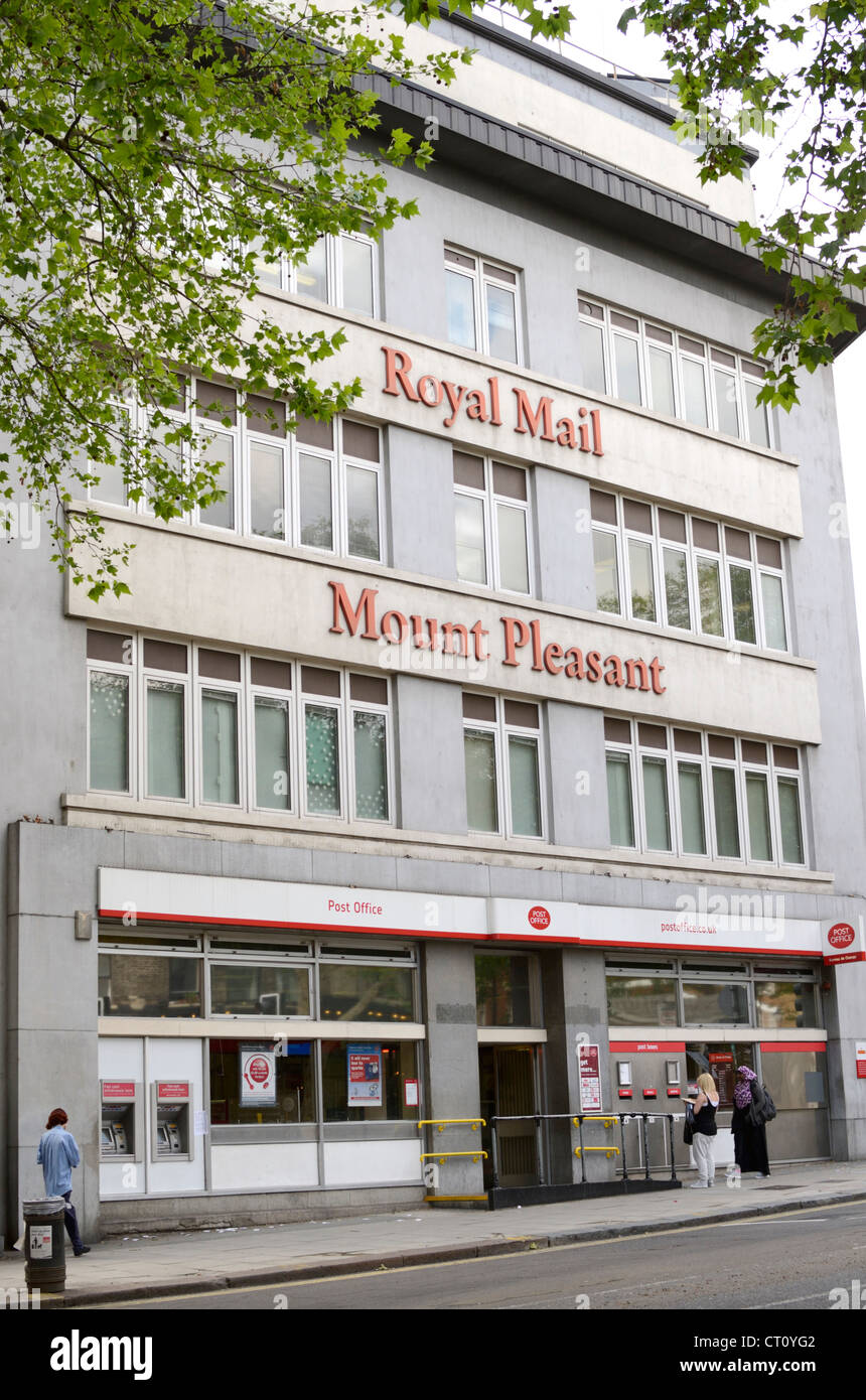 Royal Mail Mount Pleasant Sortierung Büro, Clerkenwell, London, UK Stockfoto