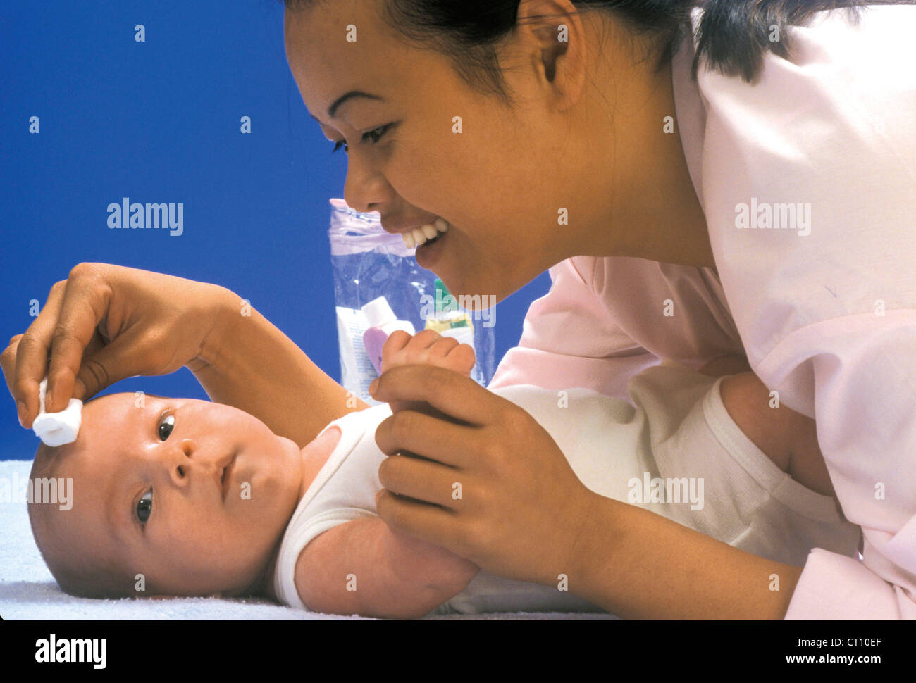 INFANT HYGIENE Stockfoto