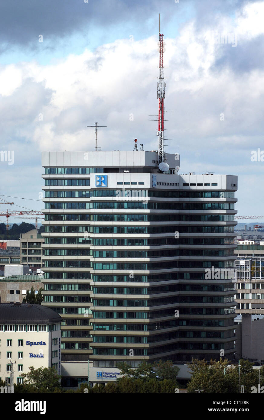 Bayerischen Rundfunk in München Stockfoto