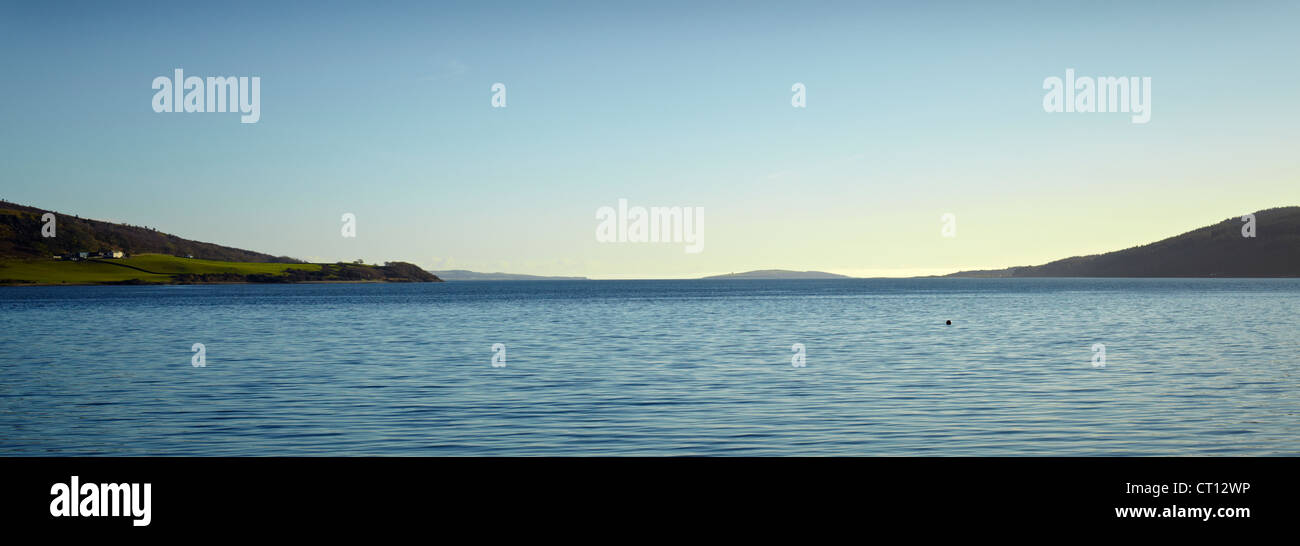 Vom Süden über den Kyle of Bute aus Tighnabruaiche. Argyll Stockfoto