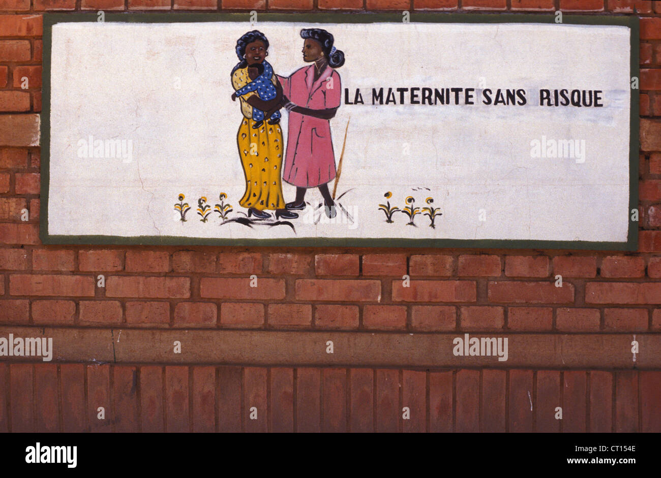 EIN KRANKENHAUS IN AFRIKA Stockfoto