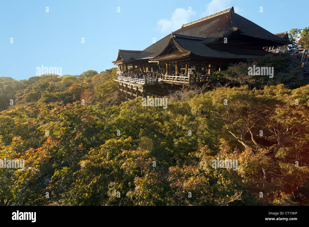 Kiyomizu Dera buddhistischer Tempel in Kyoto, Japan Stockfoto