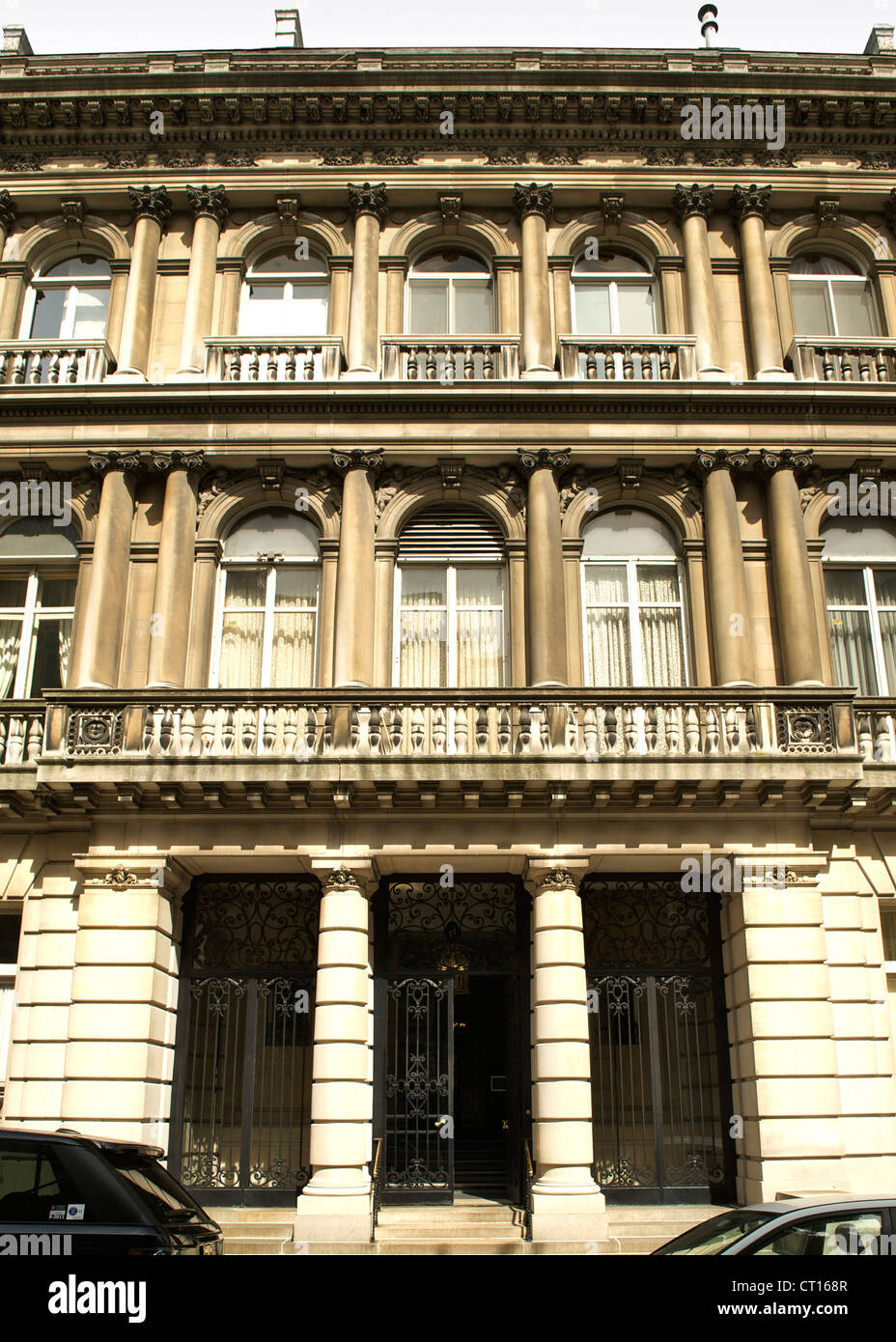 Joseph Pulitzer-Haus in Manhattan, New York, USA. Stockfoto