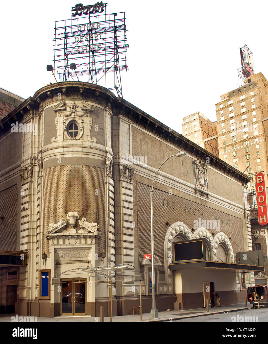 Booth Theatre in Manhattan, New York City, USA. Stockfoto