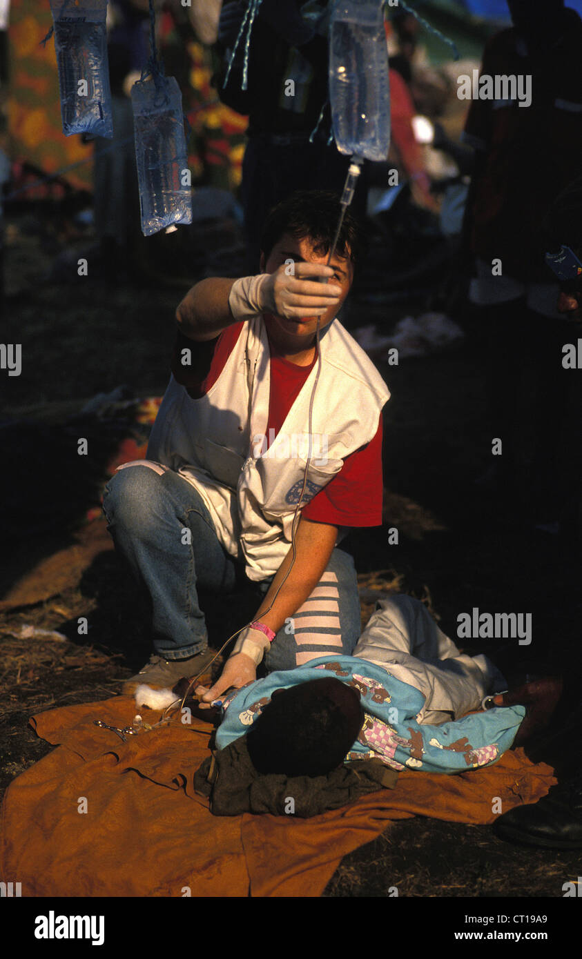 ÄRZTE DER WELT Stockfoto