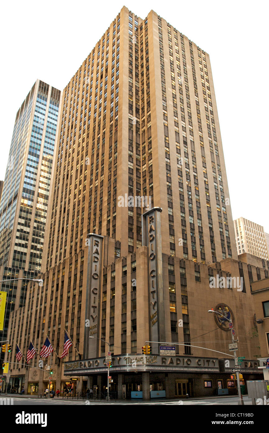 Radio City Music Hall in Manhattan, New York City, USA. Stockfoto