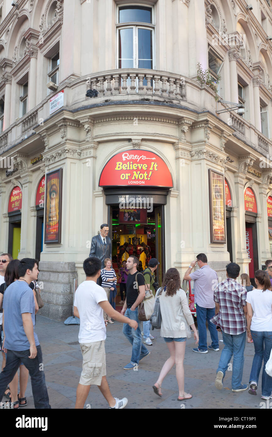 Ripley's Believe it or not Museum, Piccadilly, London, England Stockfoto