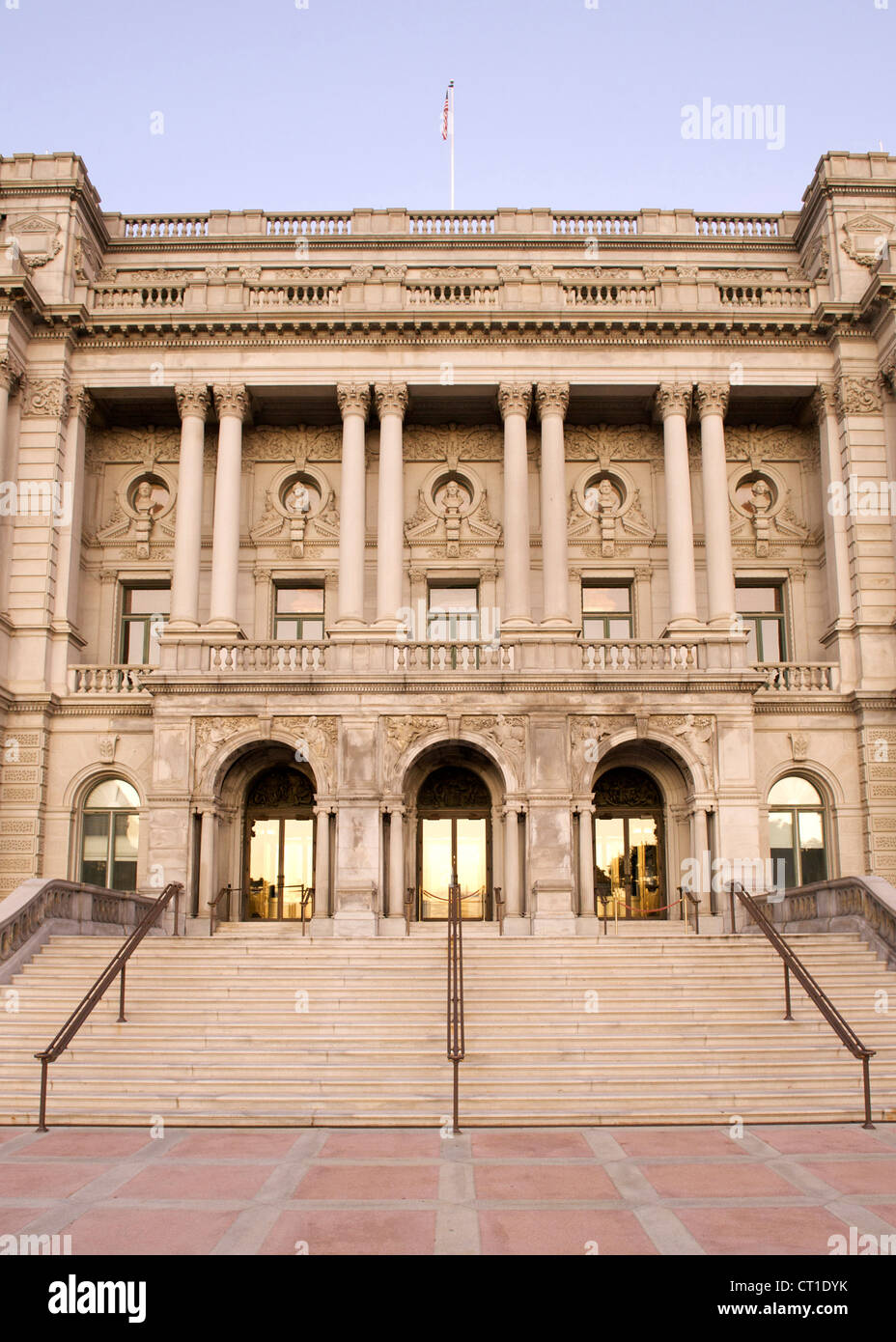 Library of Congress (Jefferson Building) in Washington DC, USA. Stockfoto