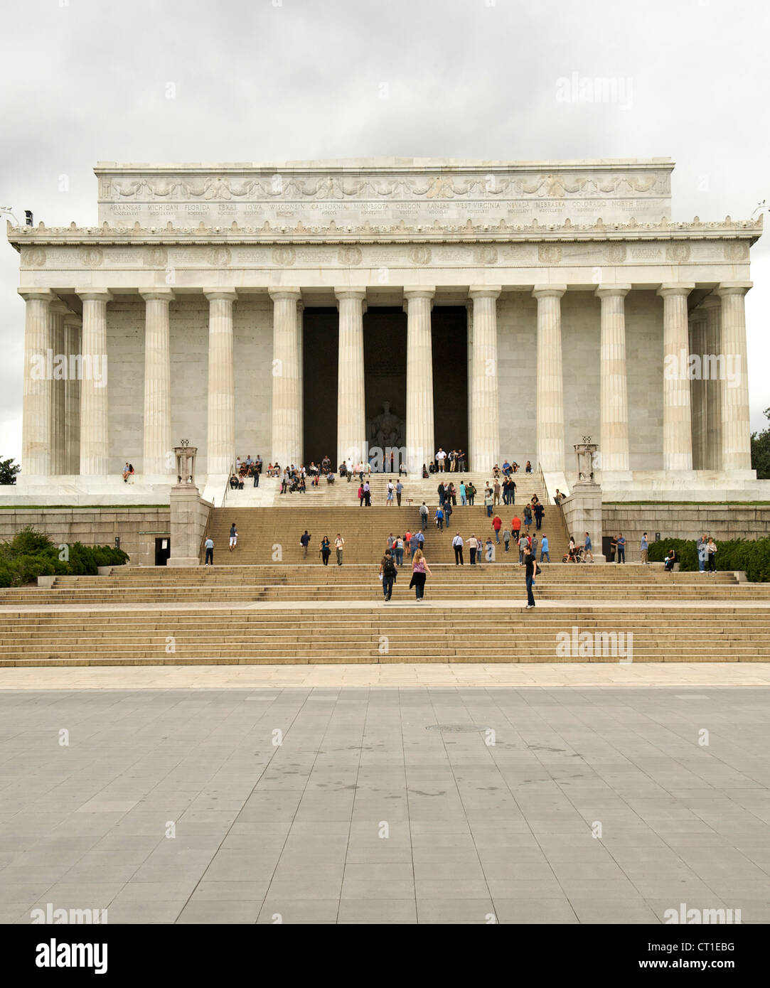 Lincoln Memorial in Washington DC, USA. Stockfoto