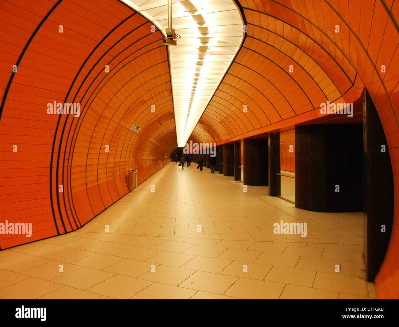 U-Bahnhof Marienplatz, München Stockfoto