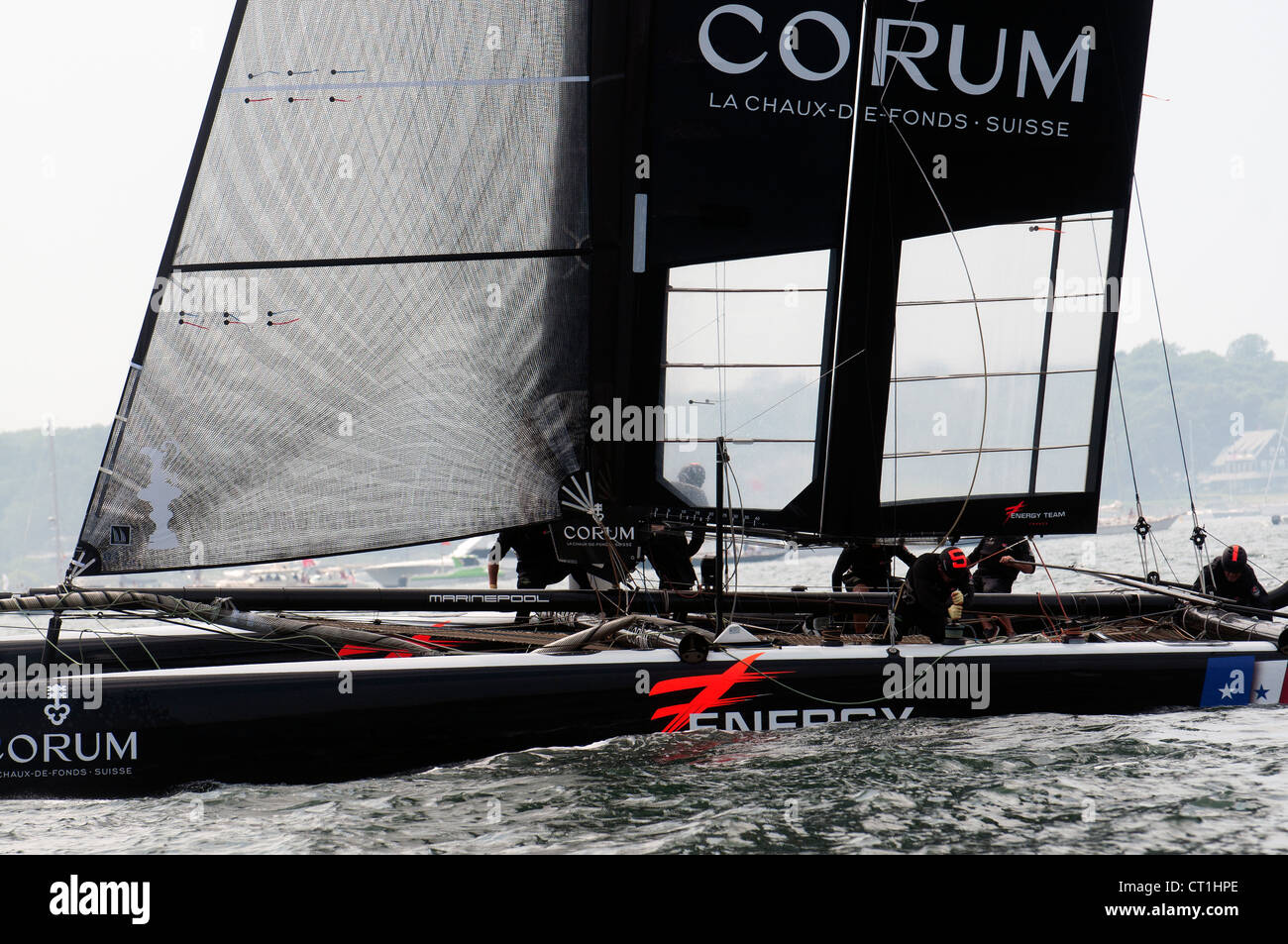 Americas cup 2012 Newport Stockfoto