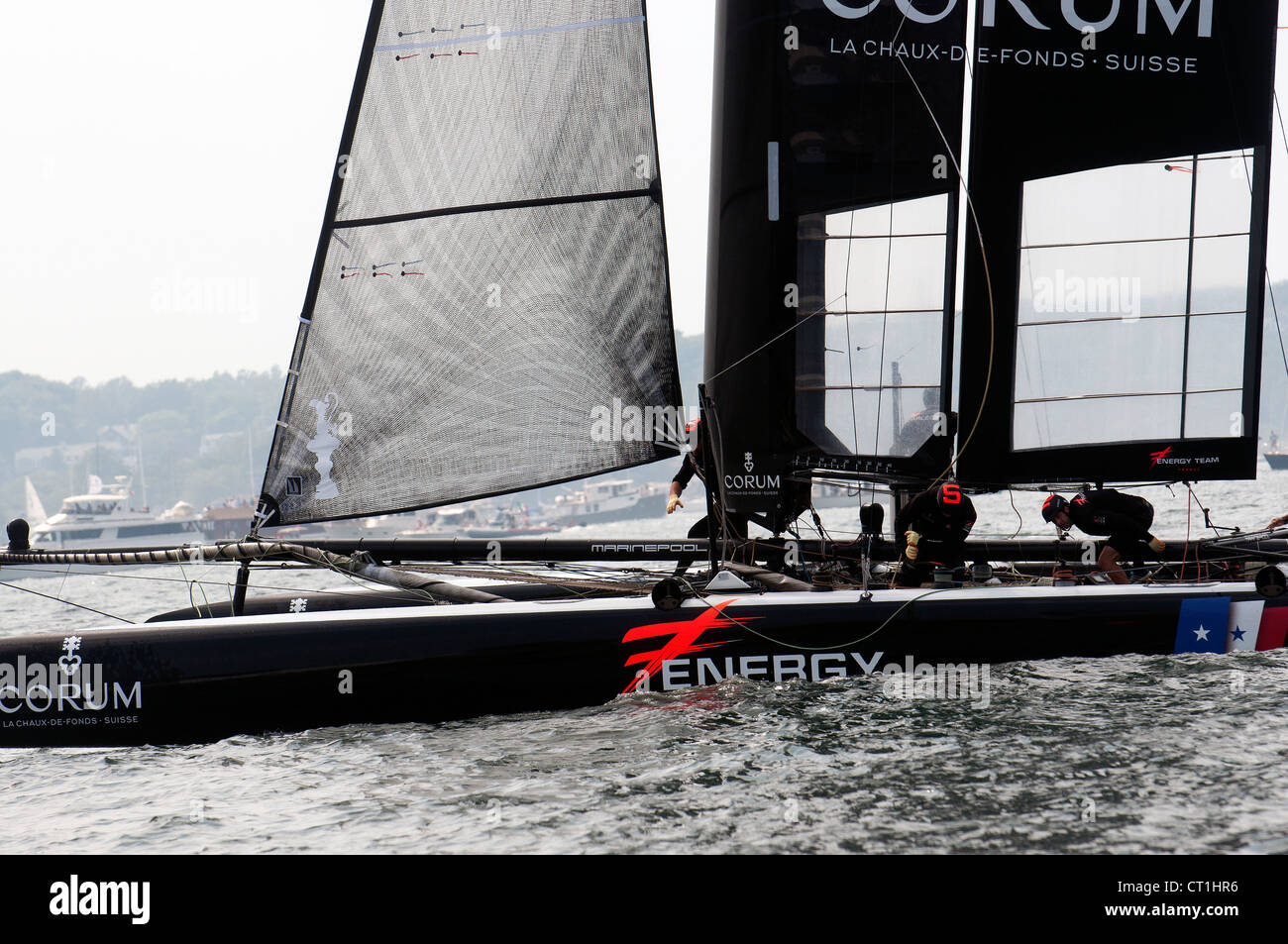 Americas cup 2012 Newport Stockfoto