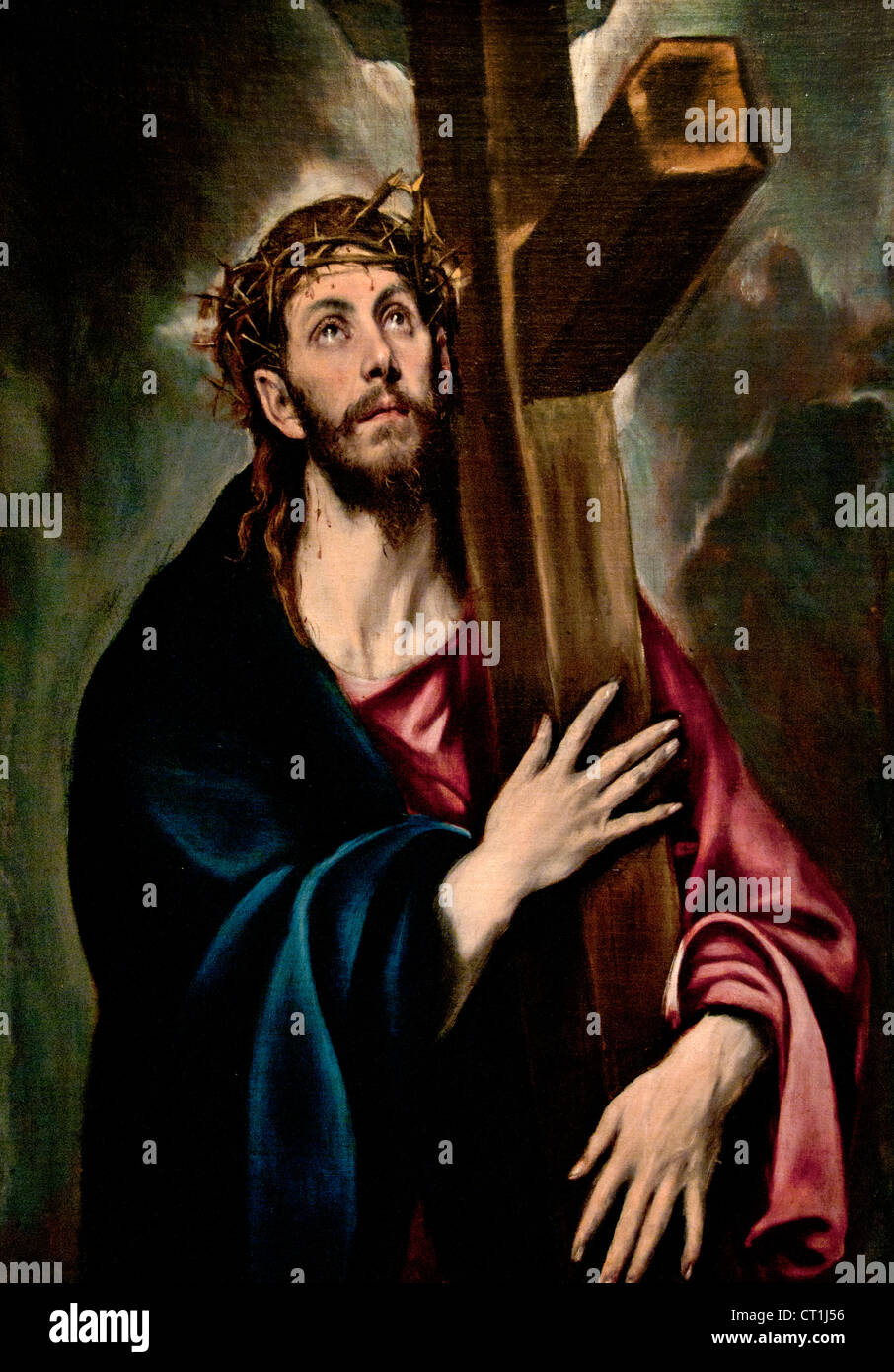 Christus trägt das Kreuz 1580 El Greco Domenikos Theotokopoulos griechischen Spanisch Spanien Stockfoto