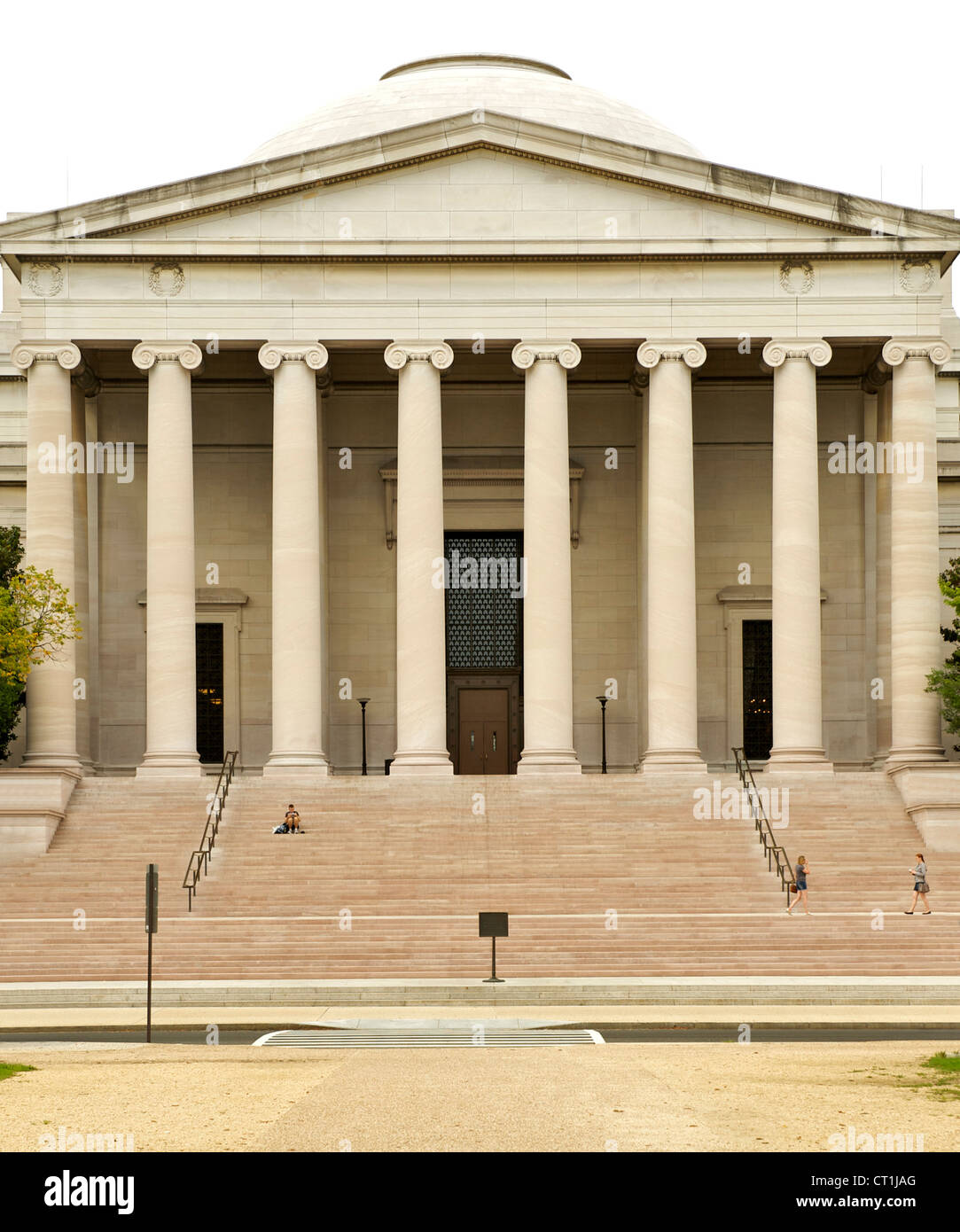 National Gallery of Art (Westgebäude) in Washington DC, USA. Stockfoto