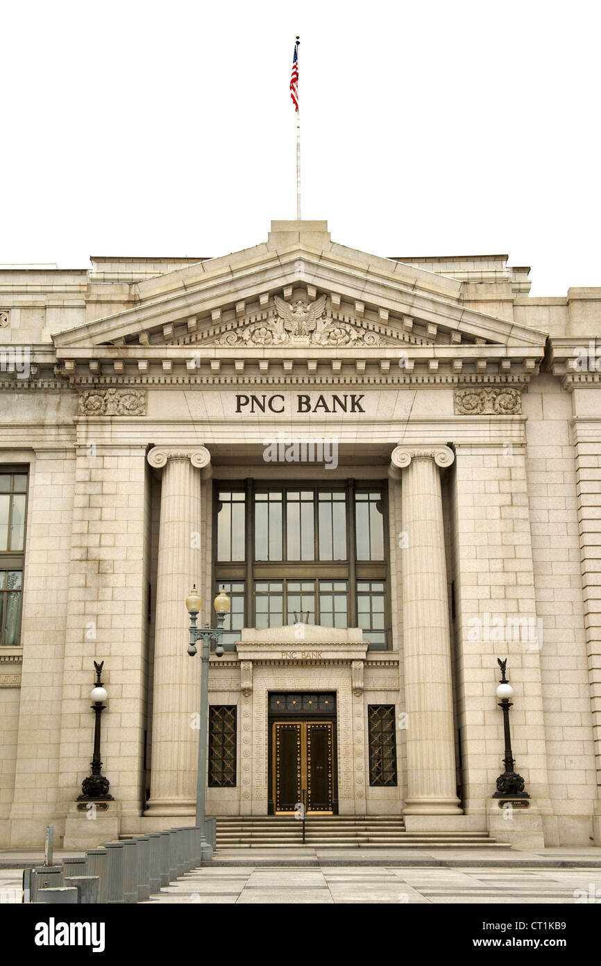 PNC Bank / Bank of America building in Washington DC, USA. Stockfoto