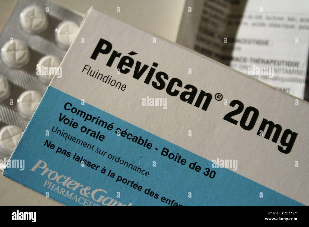 FLUINDIONE Stockfoto