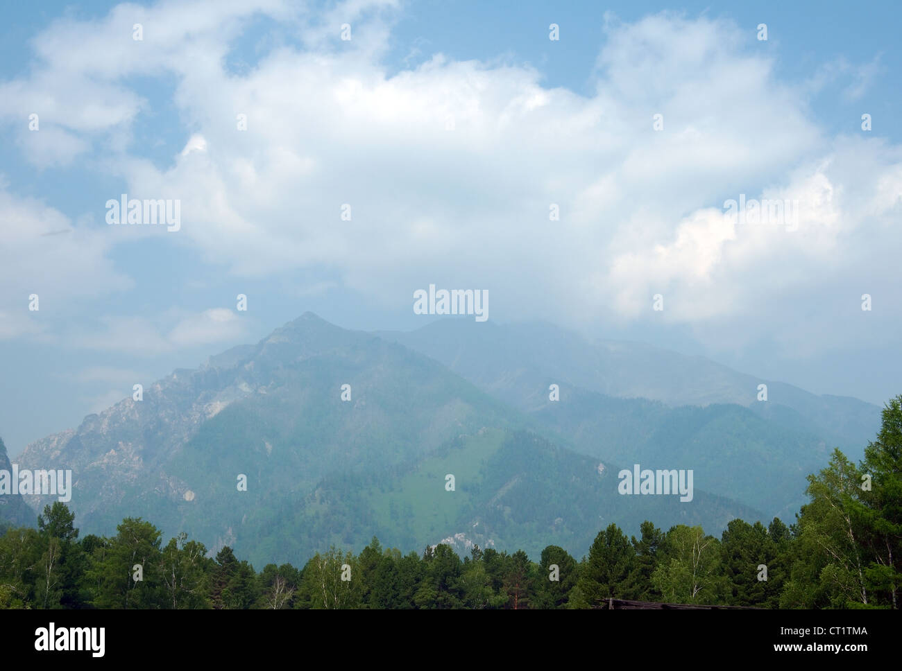 Arschan, Tunkinsky Bezirk, Republik Burjatien, Sibirien, Russland, Sajan-Gebirge Stockfoto