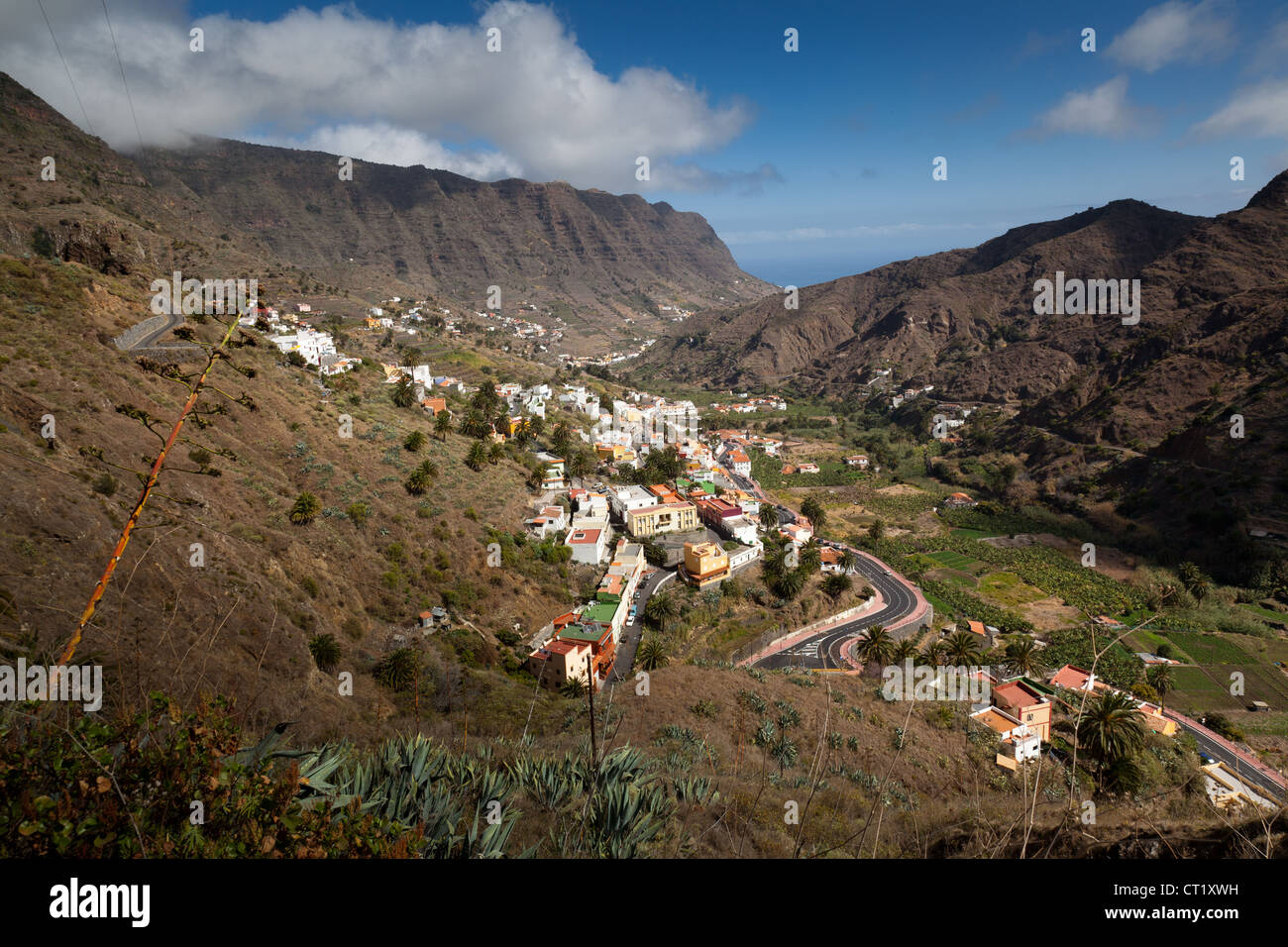 Die Insel La Gomera auf den Kanarischen Inseln Stockfoto