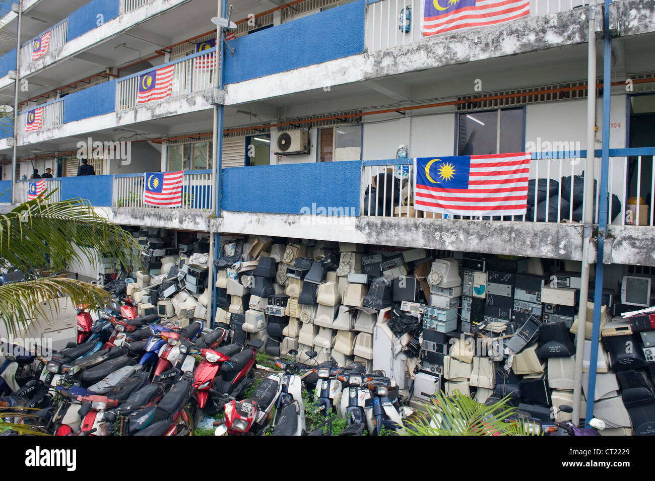 Polizei Unterkunft, Kuala Lumpur, Malaysia, Süd-Ost-Asien Stockfoto