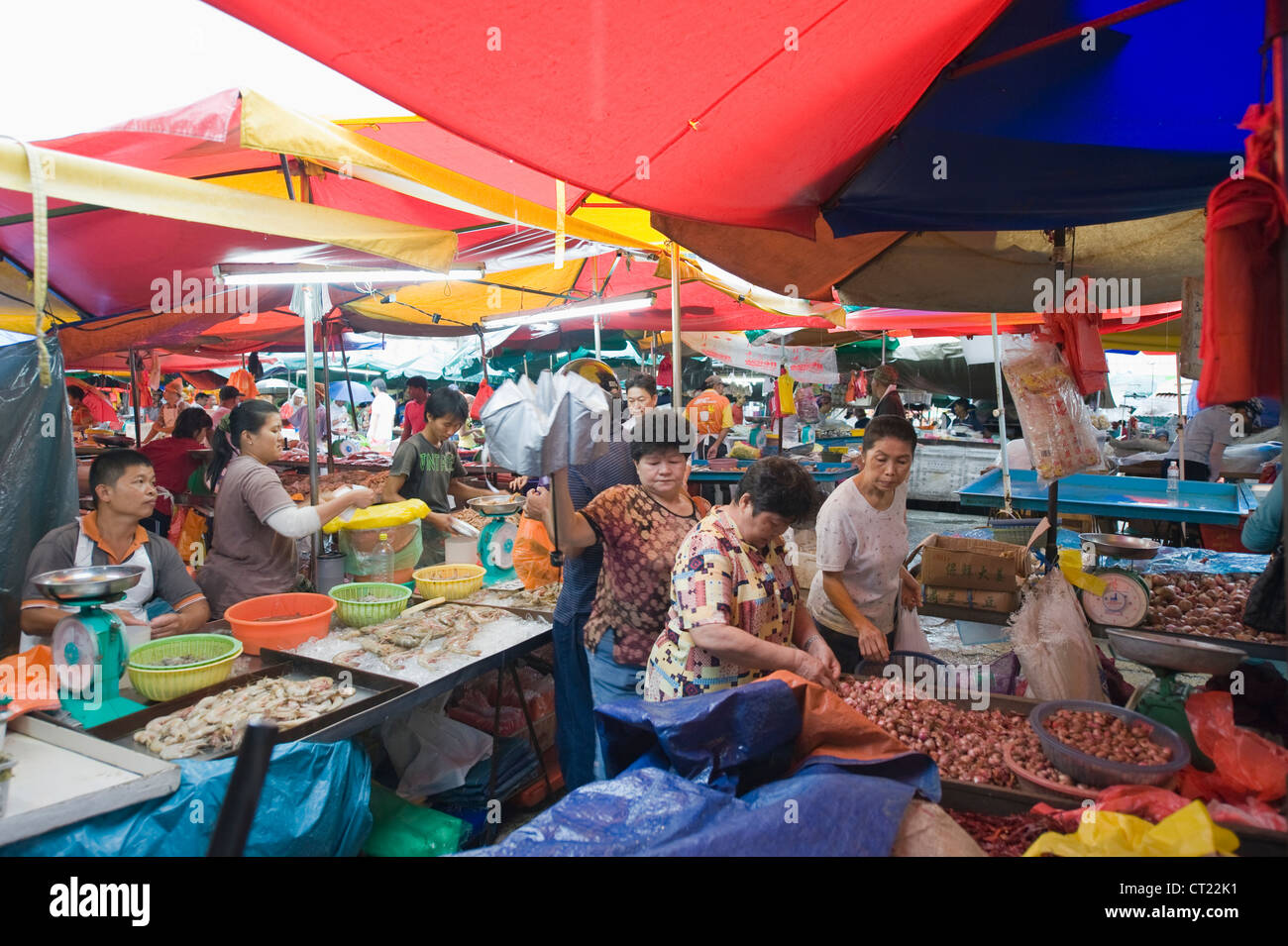 Pudu nass Markt, Kuala Lumpur, Malaysia, Süd-Ost-Asien Stockfoto