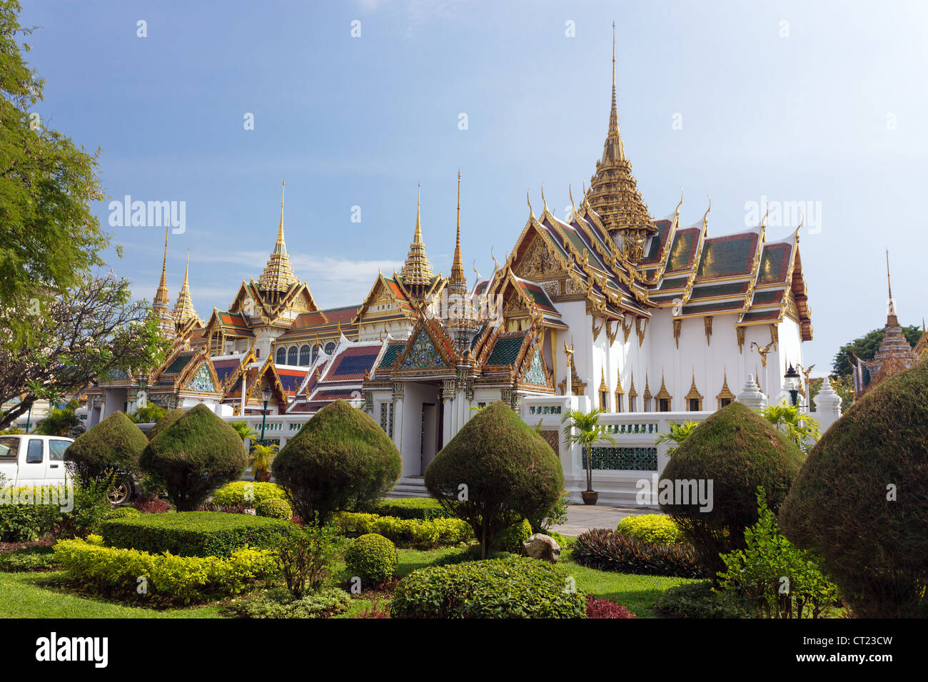 Bangkok luxuriösen königlichen Palast und Garten, Thailand Stockfoto